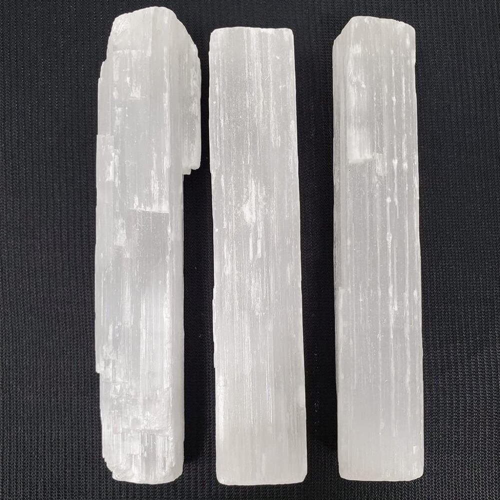~ Premium Quality Selenite Sticks 4". Great for Wicca, Reiki, Healing, Metaphysi